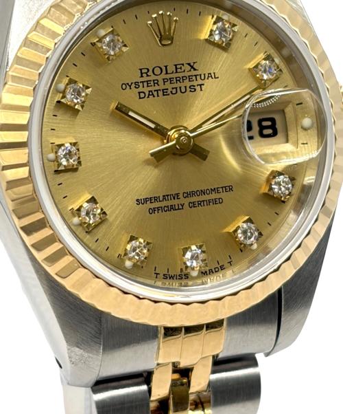 ROLEX（ロレックス）ROLEX (ロレックス) Datejust 26 デイトジャスト 26 10PダイヤRef:69173G シャンパン文字盤 シャンパン文字盤 サイズ:26㎜/の古着・服飾アイテム
