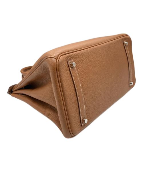 HERMES（エルメス）HERMES (エルメス) バーキン 35/シルバー金具/トリヨンクレマンス/ゴールド/□I刻印:2005年 ゴールド サイズ:35の古着・服飾アイテム