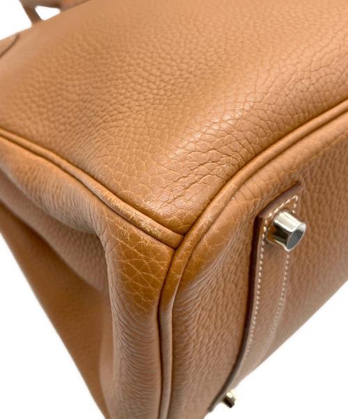 HERMES（エルメス）HERMES (エルメス) バーキン 35/シルバー金具/トリヨンクレマンス/ゴールド/□I刻印:2005年 ゴールド サイズ:35の古着・服飾アイテム