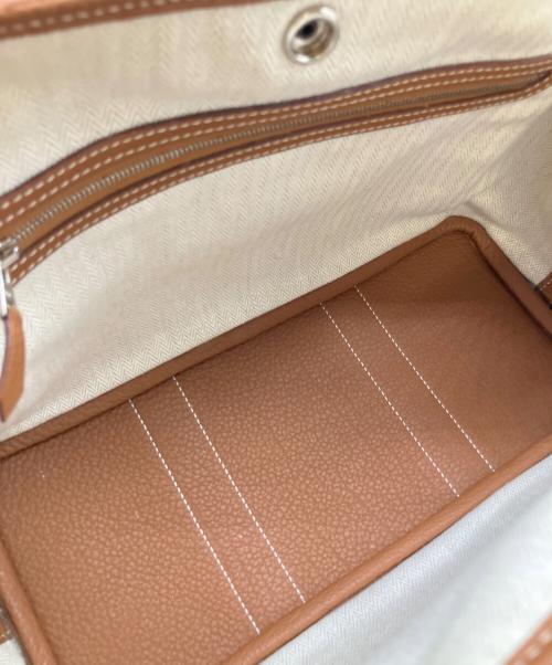 HERMES（エルメス）HERMES (エルメス) ガーデンパーティTPM/ゴールド/ネゴンダ/U刻印(2022年製) ゴールド サイズ:TPMの古着・服飾アイテム