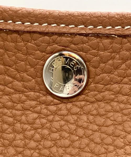 HERMES（エルメス）HERMES (エルメス) ガーデンパーティTPM/ゴールド/ネゴンダ/U刻印(2022年製) ゴールド サイズ:TPMの古着・服飾アイテム