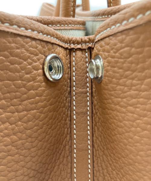 HERMES（エルメス）HERMES (エルメス) ガーデンパーティTPM/ゴールド/ネゴンダ/U刻印(2022年製) ゴールド サイズ:TPMの古着・服飾アイテム