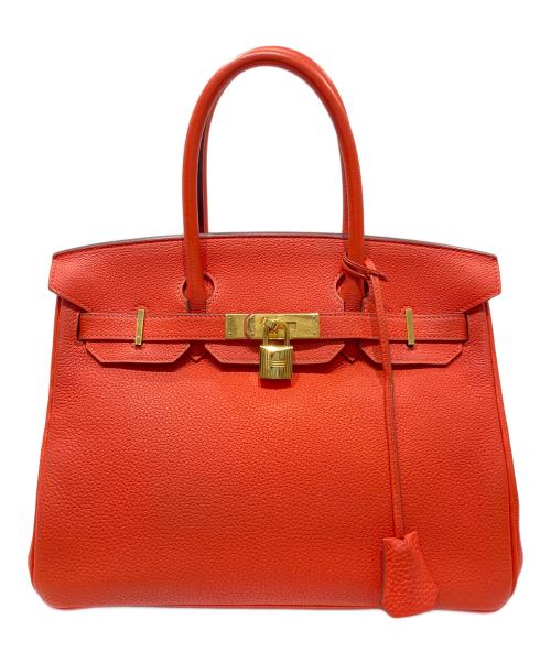 HERMES（エルメス）HERMES (エルメス) バーキン30/ゴールド金具/X刻印:2016年製 オレンジ系 サイズ:30の古着・服飾アイテム