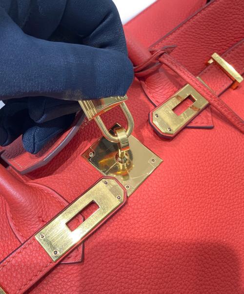 HERMES（エルメス）HERMES (エルメス) バーキン30/ゴールド金具/X刻印:2016年製 オレンジ系 サイズ:30の古着・服飾アイテム