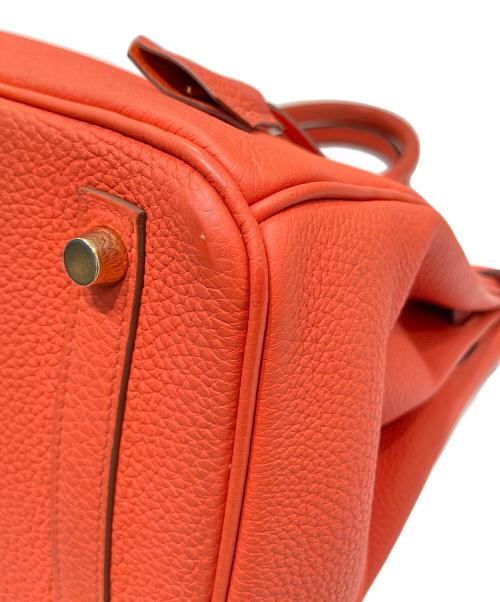 HERMES（エルメス）HERMES (エルメス) バーキン30/ゴールド金具/X刻印:2016年製 オレンジ系 サイズ:30の古着・服飾アイテム