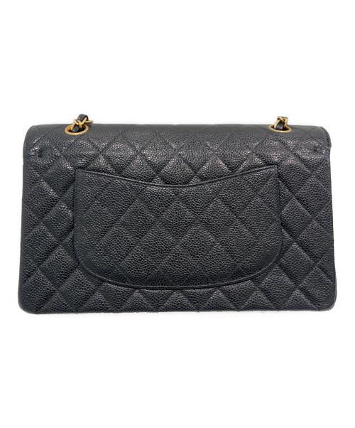 CHANEL（シャネル）CHANEL (シャネル) マトラッセ25　Wフラップチェーンショルダーバッグ ブラック サイズ:25の古着・服飾アイテム