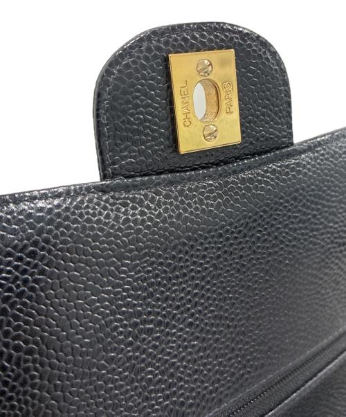 CHANEL（シャネル）CHANEL (シャネル) マトラッセ25　Wフラップチェーンショルダーバッグ ブラック サイズ:25の古着・服飾アイテム