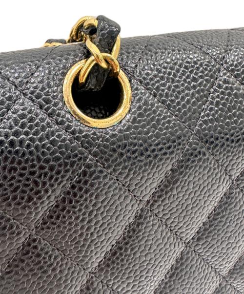 CHANEL（シャネル）CHANEL (シャネル) マトラッセ25　Wフラップチェーンショルダーバッグ ブラック サイズ:25の古着・服飾アイテム
