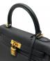 中古・古着 HERMES (エルメス) ケリー25 内縫い/ゴールド金具/トゴ/ノワール/W刻印/2024年 ブラック サイズ:25：3200000円