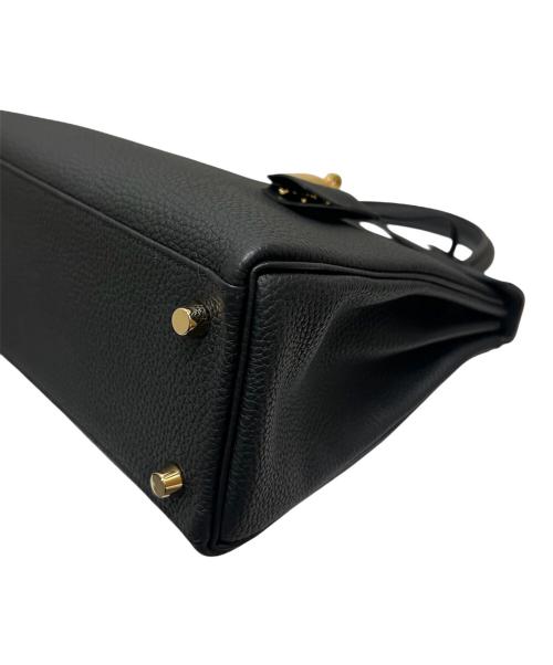 HERMES（エルメス）HERMES (エルメス) ケリー25 内縫い/ゴールド金具/トゴ/ノワール/W刻印/2024年 ブラック サイズ:25の古着・服飾アイテム