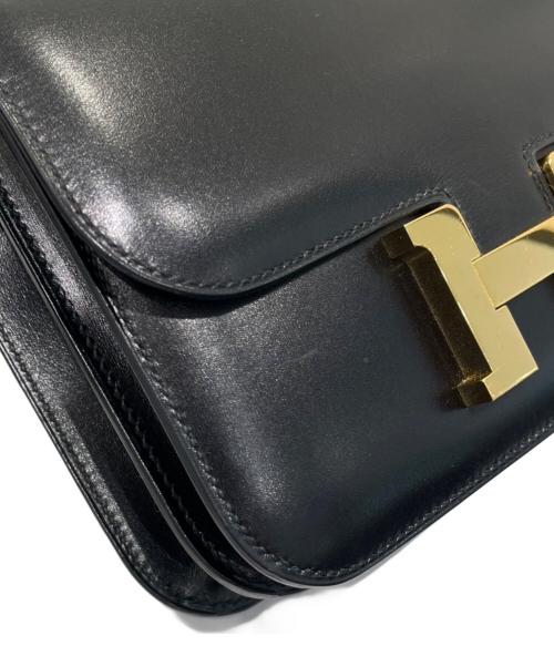 HERMES（エルメス）HERMES (エルメス) コンスタンスⅢ ミニ/ゴールド金具/ボックスカーフ/D刻印:2019年製 ブラック サイズ:ミニの古着・服飾アイテム