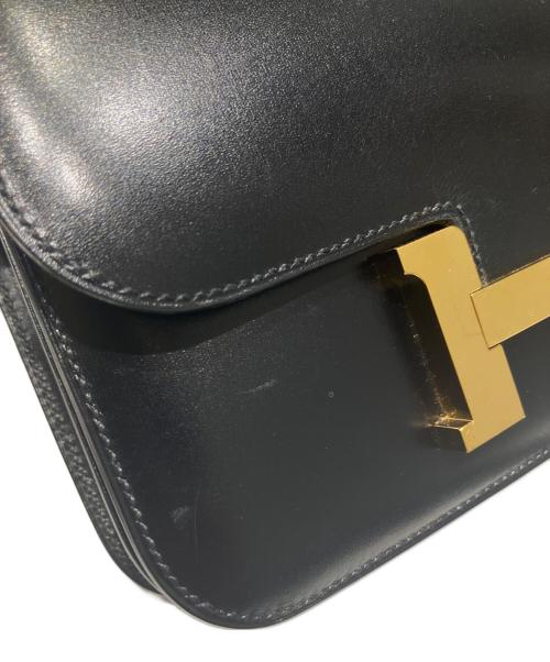 HERMES（エルメス）HERMES (エルメス) コンスタンスⅢ ミニ/ゴールド金具/ボックスカーフ/D刻印:2019年製 ブラック サイズ:ミニの古着・服飾アイテム