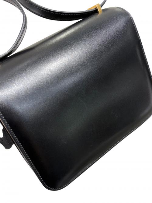 HERMES（エルメス）HERMES (エルメス) コンスタンスⅢ ミニ/ゴールド金具/ボックスカーフ/D刻印:2019年製 ブラック サイズ:ミニの古着・服飾アイテム