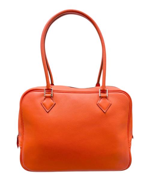 HERMES（エルメス）HERMES (エルメス) Mini Plume 20 ミニプリュム 20/ヴォースイフト/カプシーヌ/▢R刻印：2014年製造/シルバー金具 カプシーヌ サイズ:miniの古着・服飾アイテム