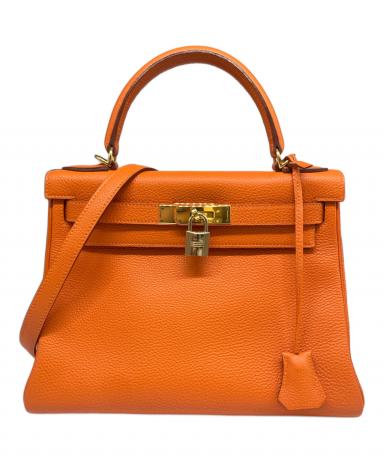 中古・古着通販】HERMES (エルメス) ケリー28 内縫い/ゴールド金具