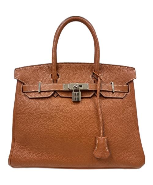 HERMES（エルメス）HERMES (エルメス) バーキン30/トリヨンクレマンス/シルバー金具/▢L刻印:2005年 ブリック サイズ:30の古着・服飾アイテム