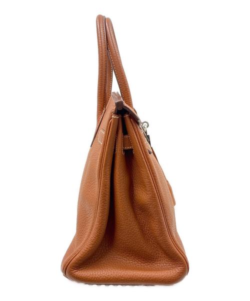 HERMES（エルメス）HERMES (エルメス) バーキン30/トリヨンクレマンス/シルバー金具/▢L刻印:2005年 ブリック サイズ:30の古着・服飾アイテム