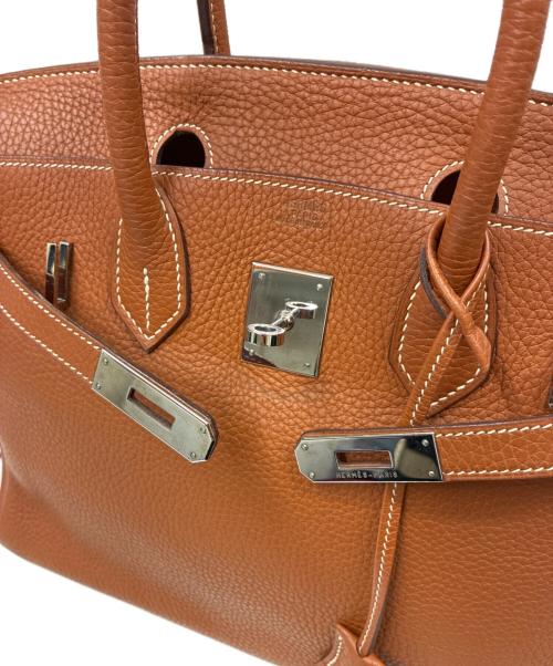 HERMES（エルメス）HERMES (エルメス) バーキン30/トリヨンクレマンス/シルバー金具/▢L刻印:2005年 ブリック サイズ:30の古着・服飾アイテム