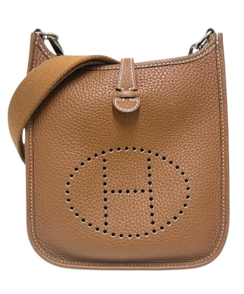 HERMES（エルメス）HERMES (エルメス) Evelyne TPM エブリン TPM/トリヨンクレマンス/ゴールド/U刻印：2022年製造/シルバー金具 ゴールド サイズ:TPMの古着・服飾アイテム