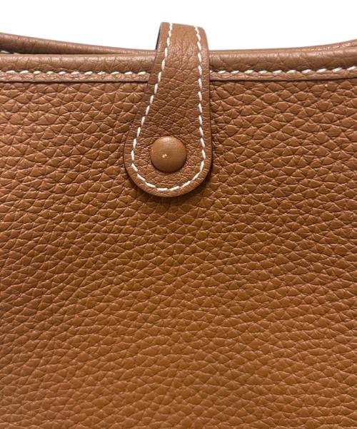HERMES（エルメス）HERMES (エルメス) Evelyne TPM エブリン TPM/トリヨンクレマンス/ゴールド/U刻印：2022年製造/シルバー金具 ゴールド サイズ:TPMの古着・服飾アイテム