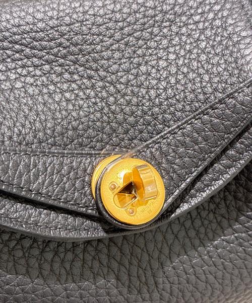 HERMES（エルメス）HERMES (エルメス) リンディミニ/ゴールド金具/W刻印:2024年 ブラック サイズ:ミニの古着・服飾アイテム