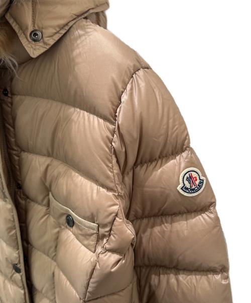 MONCLER（モンクレール）MONCLER (モンクレール) HIRMAFUR/ダウンコート ベージュ サイズ:4の古着・服飾アイテム