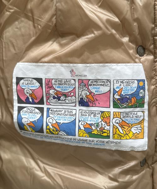 MONCLER（モンクレール）MONCLER (モンクレール) HIRMAFUR/ダウンコート ベージュ サイズ:4の古着・服飾アイテム