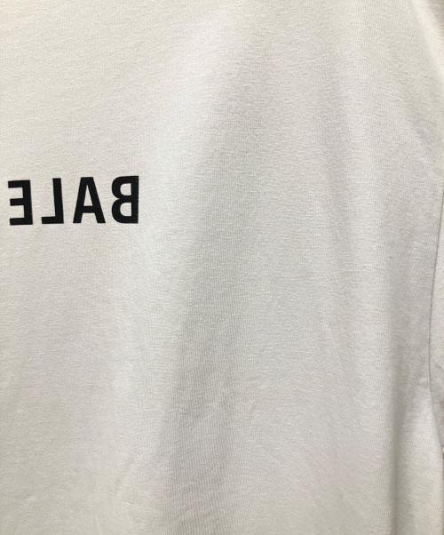 BALENCIAGA（バレンシアガ）BALENCIAGA (バレンシアガ) ダメージ加工ロゴTシャツ　22AW ホワイト サイズ:XLの古着・服飾アイテム