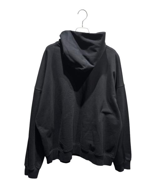 BALENCIAGA（バレンシアガ）BALENCIAGA (バレンシアガ) リバースロゴパーカー/2022年 ブラック サイズ:2の古着・服飾アイテム