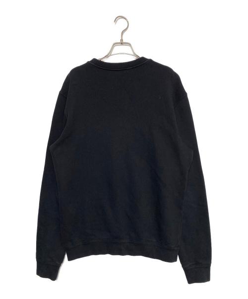 VERSACE（ヴェルサーチェ）VERSACE (ヴェルサーチェ) ロゴスウェット ブラック サイズ:Lの古着・服飾アイテム