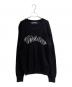 VERSACE（ヴェルサーチェ）の古着「シグネチャーロゴニット」｜ブラック