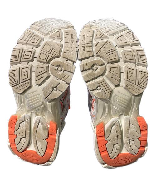 BALENCIAGA（バレンシアガ）BALENCIAGA (バレンシアガ) RUNNERスニーカー ホワイト×オレンジ サイズ:42の古着・服飾アイテム