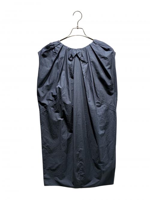 MARNI（マルニ）MARNI (マルニ) フロントジップノースリーブワンピース ネイビー サイズ:42の古着・服飾アイテム
