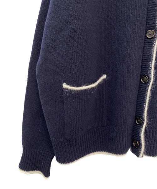 MARNI（マルニ）MARNI (マルニ) ステッチカーディガン ネイビー サイズ:42の古着・服飾アイテム