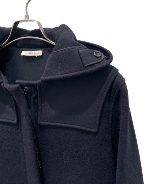 CELINE（セリーヌ）CELINE (セリーヌ) メルトンコート ネイビー サイズ:36の古着・服飾アイテム