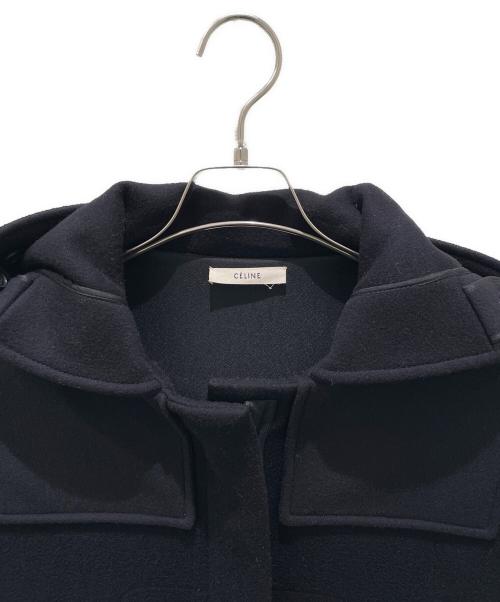 CELINE（セリーヌ）CELINE (セリーヌ) メルトンコート ネイビー サイズ:36の古着・服飾アイテム