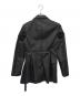 PRADA (プラダ) PRADA Nylon Trench Coat/アシンメトリージャケット ブラック サイズ:36：98000円