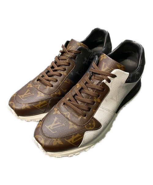 LOUIS VUITTON（ルイ ヴィトン）LOUIS VUITTON (ルイ ヴィトン) ランアウェイスニーカー ブラウン×ブラック サイズ:7の古着・服飾アイテム