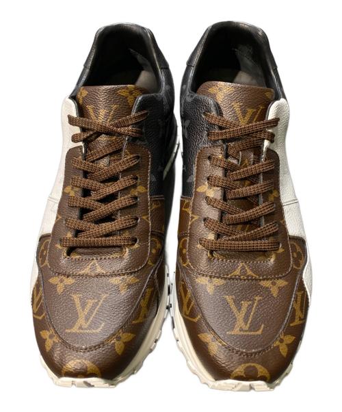 LOUIS VUITTON（ルイ ヴィトン）LOUIS VUITTON (ルイ ヴィトン) ランアウェイスニーカー ブラウン×ブラック サイズ:7の古着・服飾アイテム