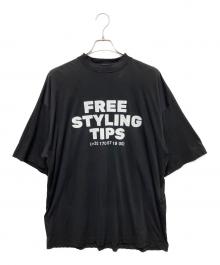 BALENCIAGA（バレンシアガ）の古着「23SS Free Styling Tips Tee」｜ブラック