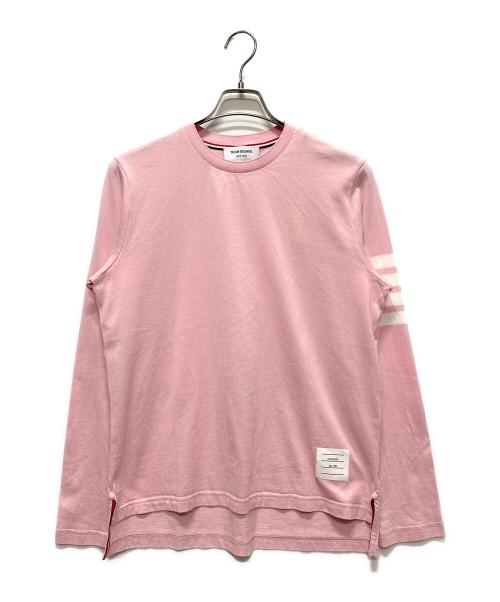 Thom Browne（トムブラウン）Thom Browne (トムブラウン) ロングスリーブTシャツ ピンク サイズ:46の古着・服飾アイテム