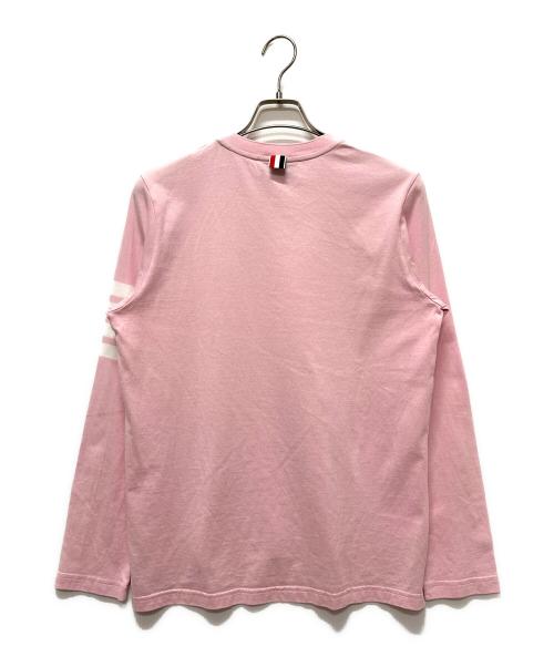 Thom Browne（トムブラウン）Thom Browne (トムブラウン) ロングスリーブTシャツ ピンク サイズ:46の古着・服飾アイテム