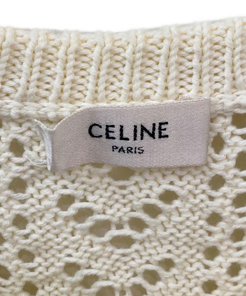 CELINE（セリーヌ）CELINE (セリーヌ) トリオンフニット ベージュ サイズ:Sの古着・服飾アイテム