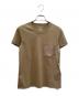 HERMES（エルメス）の古着「H-Mosaic Embroidered Pocket T-Shirt Hモザイク 刺繍ポケット Tシャツ/3H4614DL」｜ブラウン