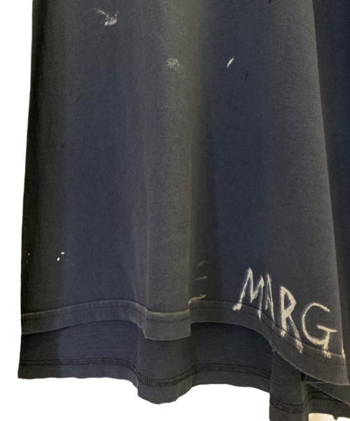 Maison Margiela（メゾンマルジェラ）Maison Margiela (メゾンマルジェラ) ダメージカットソー ネイビー サイズ:XXLの古着・服飾アイテム