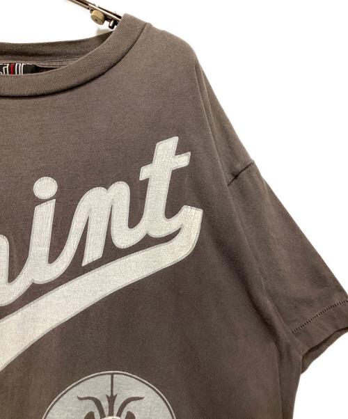 SAINT MICHAEL（セントマイケル）SAINT MICHAEL (セントマイケル) ロゴTシャツ グレー サイズ:XLの古着・服飾アイテム