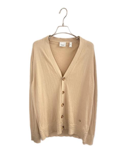 BURBERRY（バーバリー）BURBERRY (バーバリー) ロゴカーディガン ベージュ サイズ:Mの古着・服飾アイテム