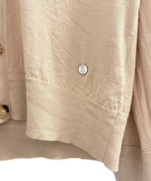 BURBERRY（バーバリー）BURBERRY (バーバリー) ロゴカーディガン ベージュ サイズ:Mの古着・服飾アイテム