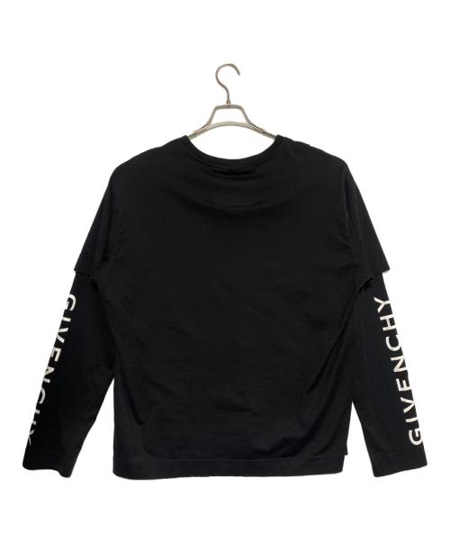 GIVENCHY（ジバンシィ）GIVENCHY (ジバンシィ) 4GロゴレイヤードTシャツ ブラック サイズ:XXLの古着・服飾アイテム