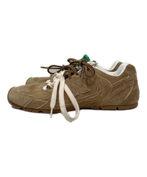 MIU MIU（ミュウミュウ）MIU MIU (ミュウミュウ) NEW BALANCE (ニューバランス) スウェードスニーカー ブラウン サイズ:36の古着・服飾アイテム